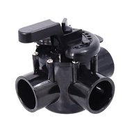 3Way Diverter Valve with 1-1/2In ID&2In OD PVC Pipe Diverter Valve for Ground PoolTub&Spa System Rep