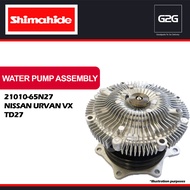Water Pump Shimahide 21010-65N27 Nissan Urvan VX TD27