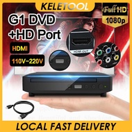 1080P Pemutar DVD CD HD VCD DVD Media Player USB 110V-240V Multimedia Digital Dukungan Digital Karao