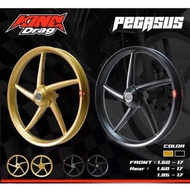 KING DRAG Y16ZR / Y15ZR PEGASUS SPORT RIM SP522 PNP SIAP BEARING DEPAN BELAKANG EXCITER150 YSUKU SNI