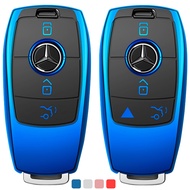 Lcyam 3/4 Button Key Fob TPU Cover Case Fits for 2019 2020 Mercedes-Benz A220 E63S AMG E-Class GLE 3