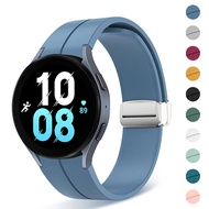 Silicone Strap for Samsung Galaxy Watch 5/4 44mm 40mm Watch5 Pro 45mm Magnetic Buckle Band Watch 4 C