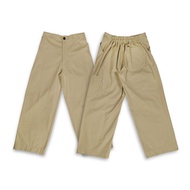 Krabby Style LOOSE-1 กางเกงทรงหลวม Squid Black  Sand Cream