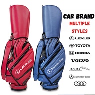 Golf Bag Unisex PU Leather Waterproof Lightweight Club Bag Car License Plate Ball Bag QB543221 4G1G