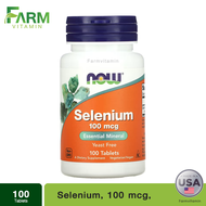 NOW Foods Selenium 100 mcg 100 Tablets