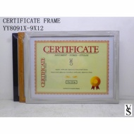 CERTIFICATE PHOTO FRAME WOODEN YY8091X/YY8033X-9X12