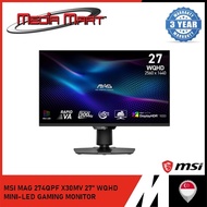 MSI MAG 274QPF X30MV 27-INCH WQHD MINI-LED 300HZ GAMING MONITOR