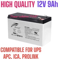 Battery UPS Battery Power RT1290 VRLA 12V9Ah HIGH QUALITY - 9Ah APC UPS ICA PROLINK
