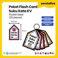 Pantas Membaca Suku Kata Prasekolah Suku Kata Books Kad Imbas Suku Kata KV Bacaan Asas Buku Mengeja 