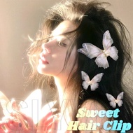 Hair Accessories - Korean INS Style,Sweet,Cute - Side Bangs Hairpin - Moving Butterfly - For Women G