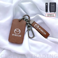 MOOGU 2020-2026 Mazda 2 3 6 CX3 CX5 CX8 CX9 CX30 CX60 KEYLESS Remote Car Key Protection Leather Key 