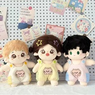 Original 10/15/20cm Cartoon Doll bubu Clothes Plush Doll Cute Dress Up Suit Cloth Cloth Overalls