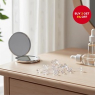 Acrylic silicone lip stud sets - 8mm transparent fake septum jewelry