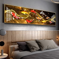 5D DIY diamond painting Chinese style nine fish bedside painting paste Diamond Cross Stitch mosaic K