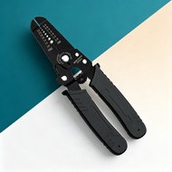 Multi-Function Wire Stripper CR-V Steel 0.6-2.6mm AWG10-22 for Electrician Cable Stripping Cutting