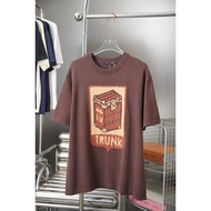 Top Version V Front Rear Box Floral Jacquard logo Daily Commuter Fashionable All-Match Round Neck Co