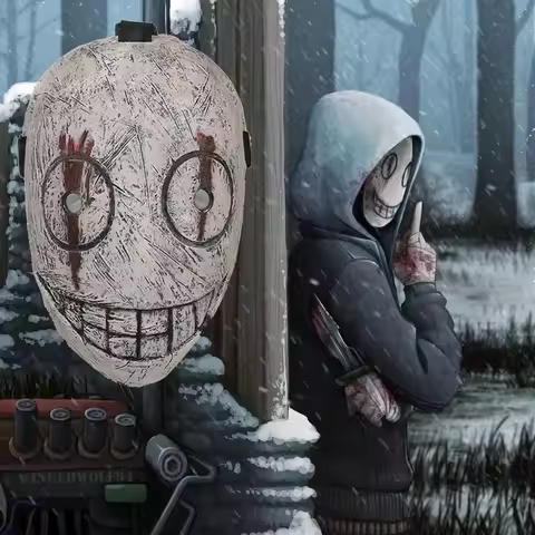 Legion Frank latex Mask Adjustable for Dead by Daylight Halloween Cosplay Costume Accessory Prop Par