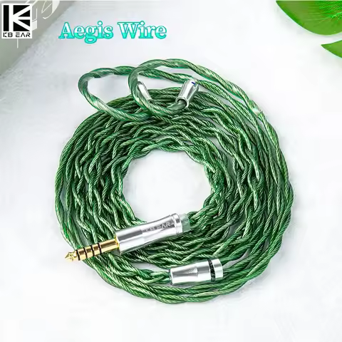 KBEAR Aegis Wire 4N Silver-plated OFC HiFi Headphone Cable Balance iem Cable 3.5/4.4mm For Headset E