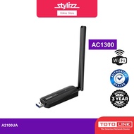 Totolink A2100UA AC1300 Wireless Dual Band USB Adapter Dual Band 2.4GHz + 5GHz