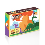 (wonder game) : FK3-BOX Jigsaw 24PCS-C : Farmkidz Puzzle BOX 24PCS (FK3-PZB-MIX20-C) : W15.4xH11.7xS