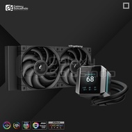 DeepCool MYSTIQUE 240 LED Display Screen 240mm Liquid CPU Cooler - GW