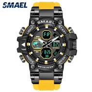 Sport Watches SMAEL Men's Multifunctional Watch Military Army 50M Waterproof Auto Date Alarm Clock Quartz Wristwatches Digital Light Watch