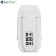 <babyko> White cabinet lock, 3-digit keyless password
