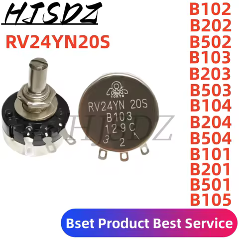 Potenciómetro RV24YN20S B201 B501 B102 B202 B502 B103 B203 B503 B104 B204 B254 B504 B105
