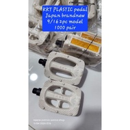 KKT PLASTIC pedal japan 9/16 model brandnew 1000 pesos pair