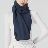 Jack Wolfskin Scarf ผ้าคลุมคอแบบสวมหัวสำหรับผู้ชายและผู้หญิง ผ้าขนแกะอบอุ่นสำหรับกลางแจ้ง น้ำหนักเบา