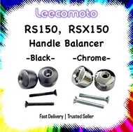 ( CHROME / BLACK ) RS150 RS150R RS 150 R RSX150 RSX 150 HANDLE BALANCER HANDLE GRIP BALANCER WITH SC