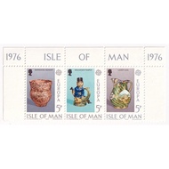 Set Of 3 Isle Of Man Stamps | Isle Of Man - Manx Ceramic Art 1976 (3) | Mint Mint