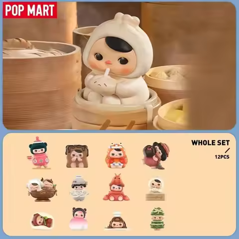 POP MART PUCKY The Feast Series Blind Box Mystery Box Kawaii Ornaments Figurines Home Decor Desktop 