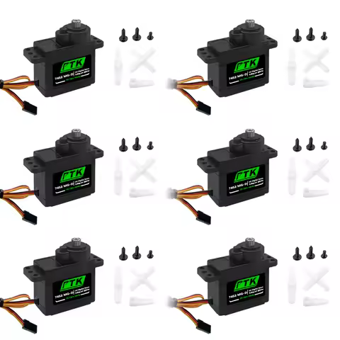 PTK servo 7452MG-D 9g Digital Servo Metal Gear for EPP F3P Glider RC Model Car Helicopter Airplane H