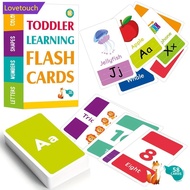 LOVETOUCH Flash Cards for Toddlers Alphabet ABC Toddlers Learning Cards Parent-Child Bonding Interac