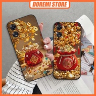 Oppo A58 / A78 4G / A98 5G case printed with lucky, lucky, fortune bag