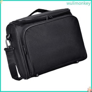 WU Projector Case Projector Bag with Protective Laptop Sleeve Carrying Case with Accessories Pocket 