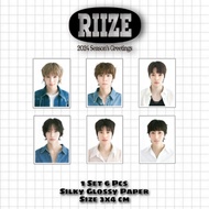 RIIZE Season Greeting 2024 Pass Photo ID Photo 1 set