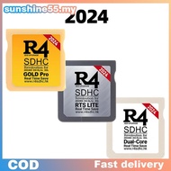 Sun 2024 For NDS Game Card For R4I SDHC TF Card R4 SDHC Gold Pro Card Video Game Card Gold White Sil