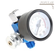 POPULAR Air Pressure Regulator​, ​Pressure Gauge​ ​1/4 Inch​ Spray Paint Tool Regulator​, ​Adjustabl
