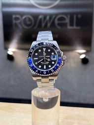 ロズウェル時計系列🏯黑藍色/ seiko mod nh35機芯手錶