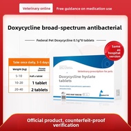 Doxycycline Hydrochloride Tablets for Cats And Dogs Cough Relief Pet Antibiotic Nasal Sneezing And T