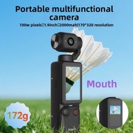 100W Pixels Action Camera, 1.9-inch Display Screen with Built-in Fill Light, Support 180° Rotational