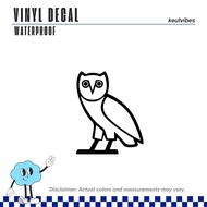 Drake owl OVO logo Vinyl Decals brand laptop motor bike car tumbler rapper sticker waterproof