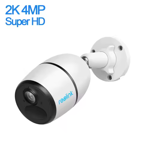REOLINK 4MP 2K 4G LTE Wireless Rechargeable Battery & Solar Powered Outdoor IP Security Camera Netwo