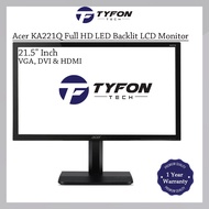 Acer 21.5" Inch Full HD LED Monitor KA221Q (Refurbished)
