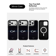 CASECASE X Til you found me Case Black&Sliver Mirror Magnetic Suction IPhone Case For IPhone 17 Air 
