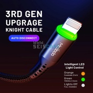 Mcdodo Knight  V1 V2 V3 CA-7410 CA-4600 CA-3901 Cable Fast Charge LED Auto Cut Disconnect Smart LED