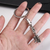 NOVAGEAR​ Movable Joint Train Keyring, Movable Joint Train Model Mini Train Model Alloy Keychain, Sm