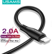 USAMS Lighting สายชาร์จ Fast Charging สายชาร์จไอโฟน Lightning cable 1M 2A For iphone